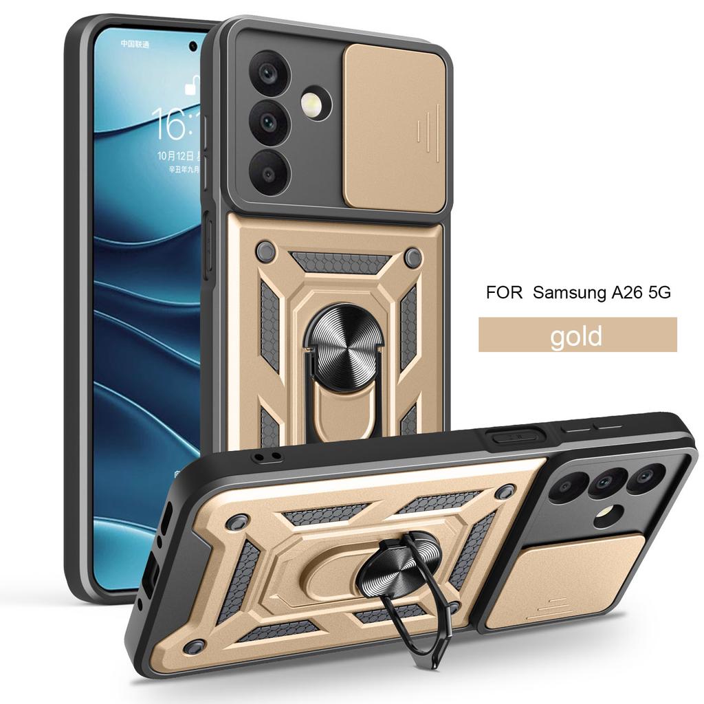 Shockproof Armor Case For Samsung Galax A26 5G Car Holder Phone Cover For Samsung Galaxy A26 Camera Lens Protection Fundas