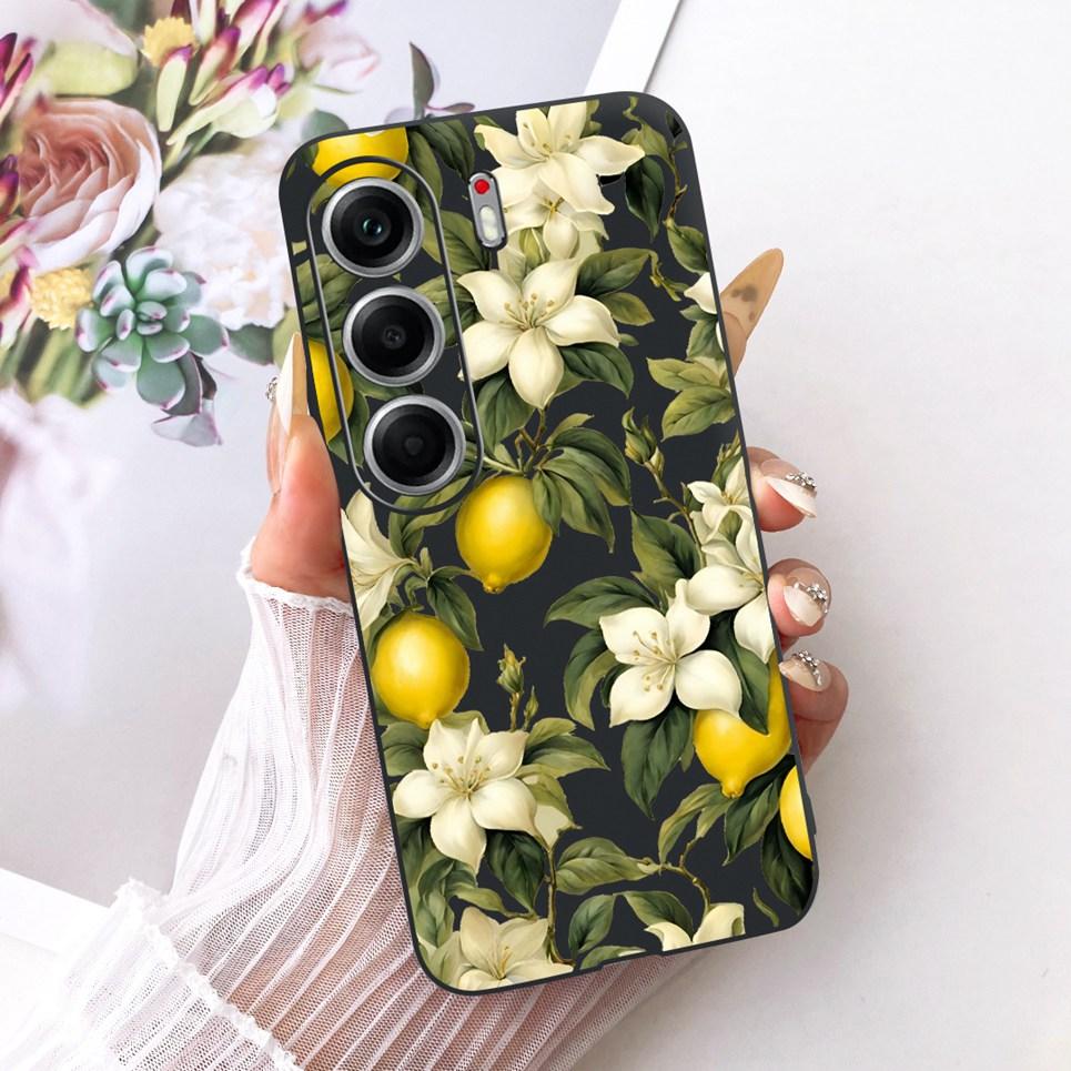 Hülle für Tecno Camon 40 Pro CM7 CM6 Handyhüllen für Camon 40 4G CM5 Niedliche Cartoon-Tiere Cooler Drache Löwe Weiches TPU Schwarze Abdeckung
