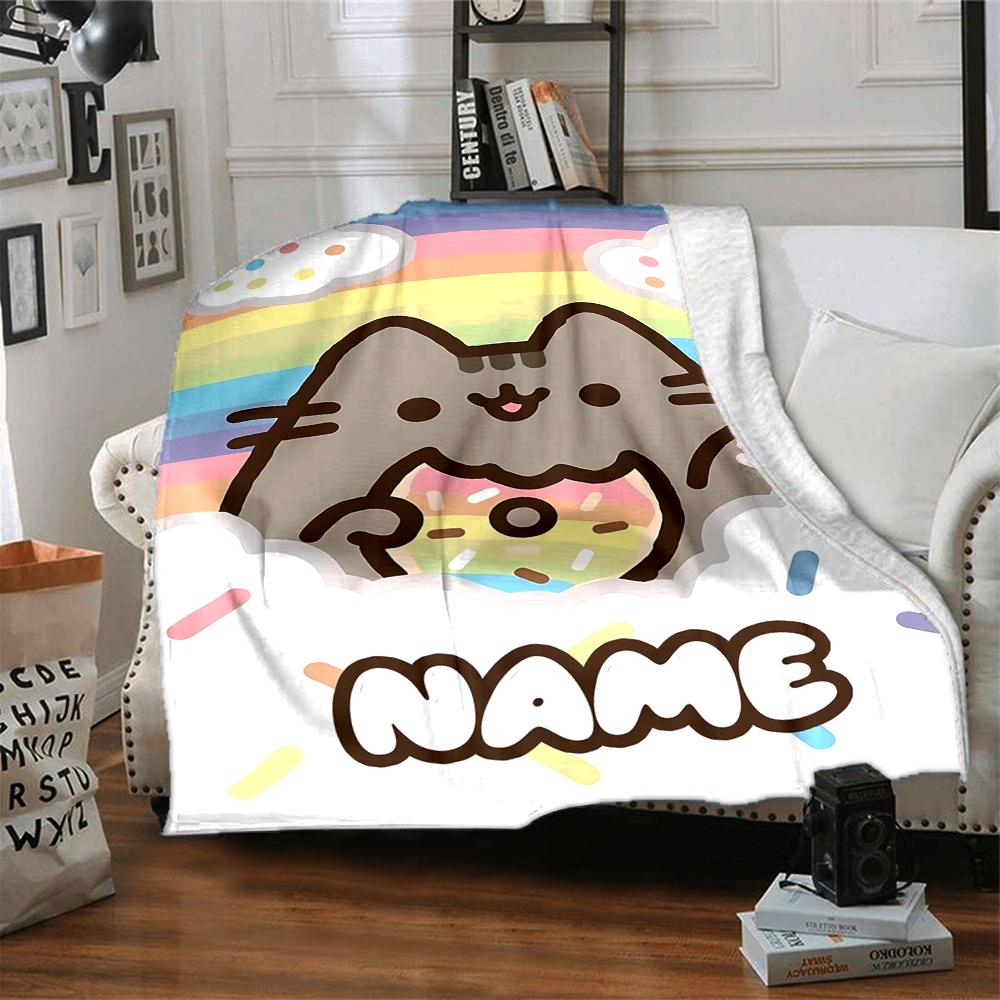 Custom Name Fall Guys Party Blanket for Couch & Bed, Plush Cozy Fuzzy Blanket Super Soft & Warm Blankets for Fall and Winter. 0908119