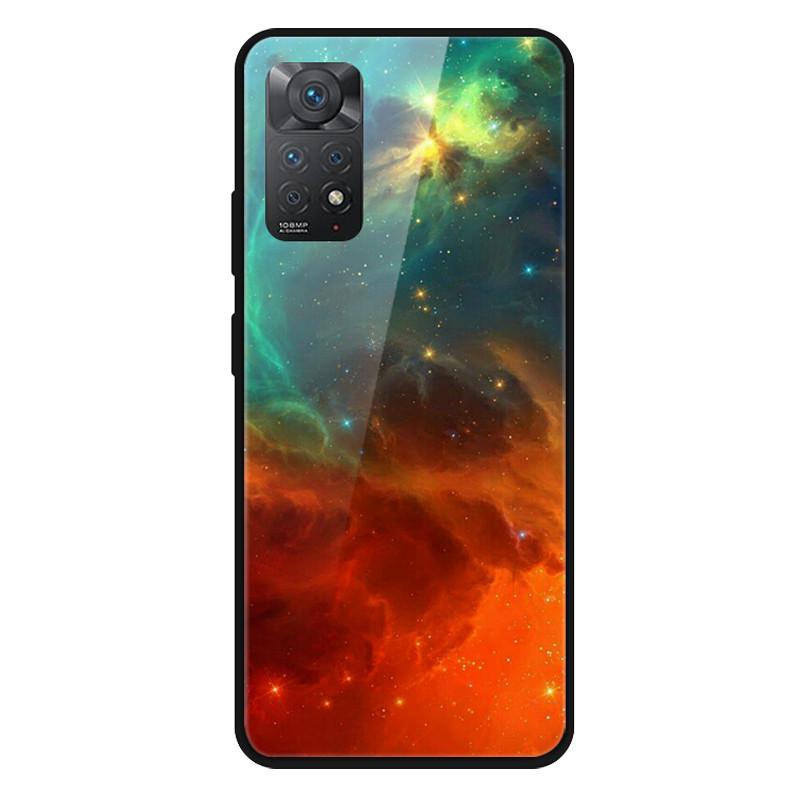 Fashion Glass Cover For Xiaomi Redmi Note 10 / Note 11 / Note 12 Case Tempered Glass Covers for Xiaomi Redmi Note 12 4G Case