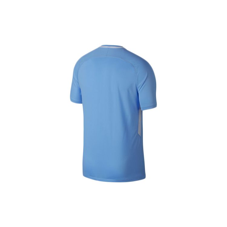 Nike Manchester City Home Stadium Jersey T-Shirt 2017-18 Season Men Tops Blue Lake-Blue 847261-489