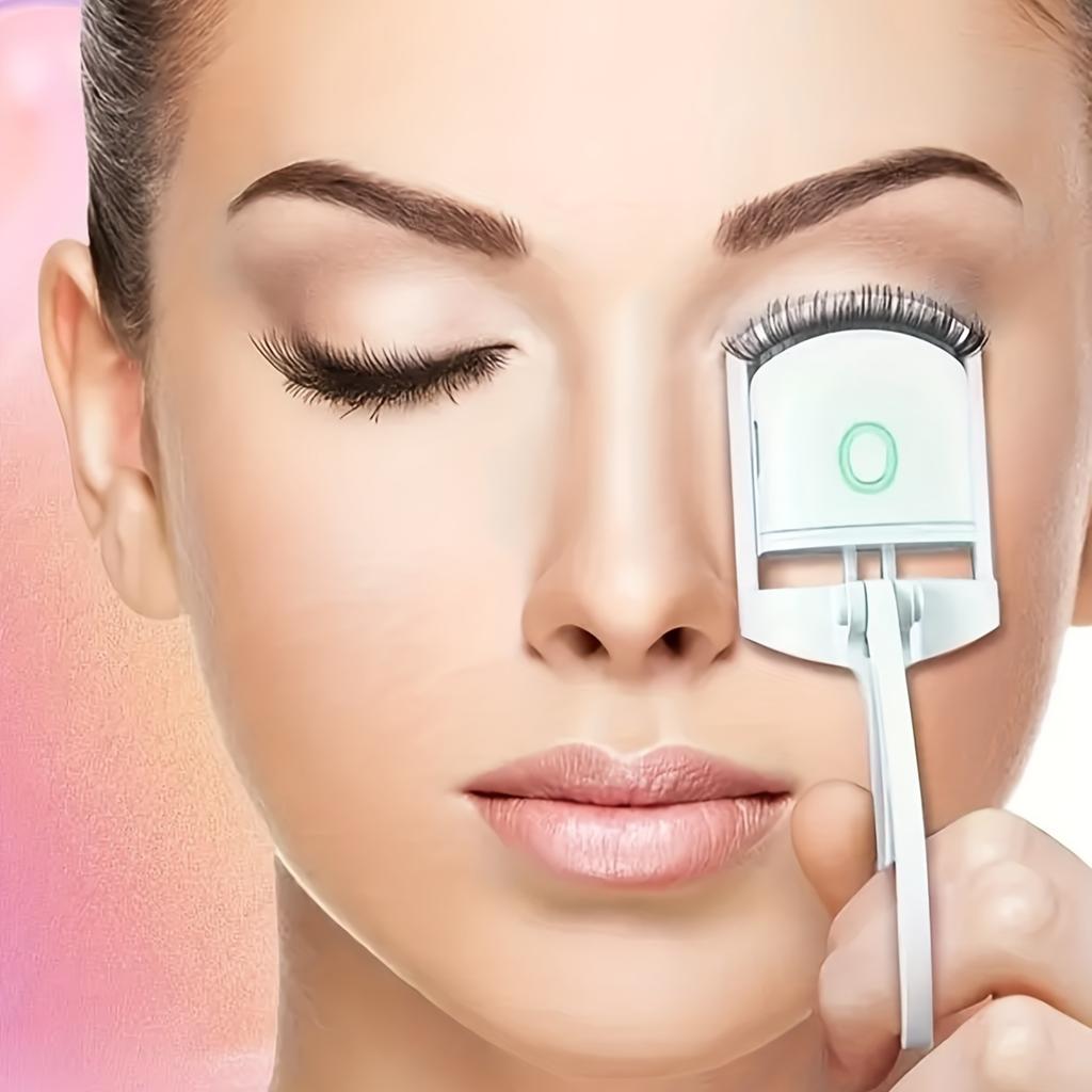 Electric Eyelash Curler USB Rechargeable Heated Lash Perm Curling Tool Eye Makeup Accessories