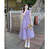 Summer Xiaofei Sleeve Loose Version Princess Dress New Sweet Temperament Meat Cover Dress French High-end Long Skirt