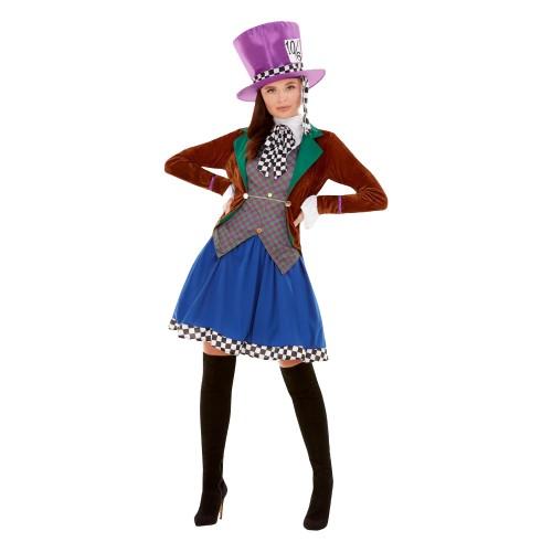 Smiffys Womens/Ladies Miss Hatter Costume