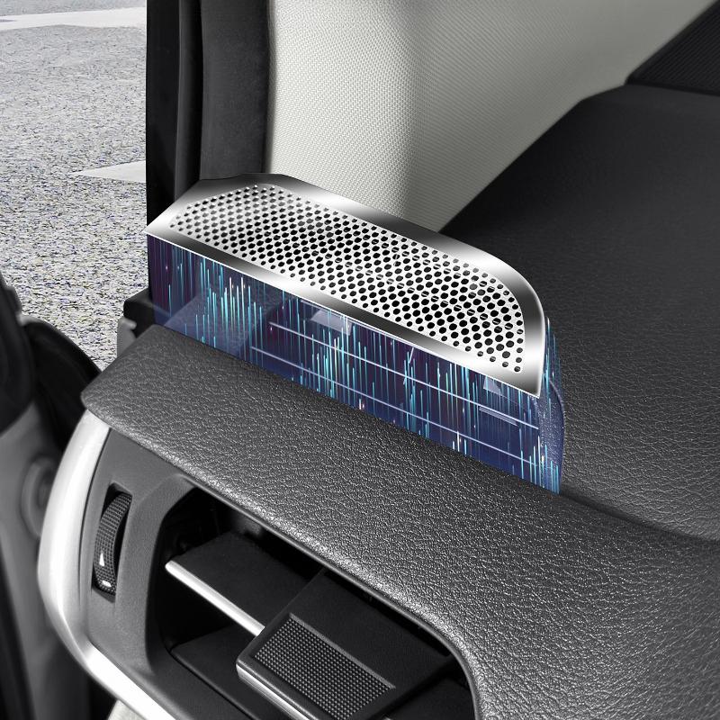 For Toyota Sienna Granvia Dashboard Side Vent Cover Stainless Steel Original Car Mesh Design Anti-dust Anti-foreign