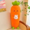 Large Fruit Pillow Carrot Rabbit Doll Plush Toy Girl Sleeping with Doll Pillow Birthday Gift