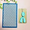 Screen Printing Template with Scraper Clay Earrings Decorative Screen Printing
