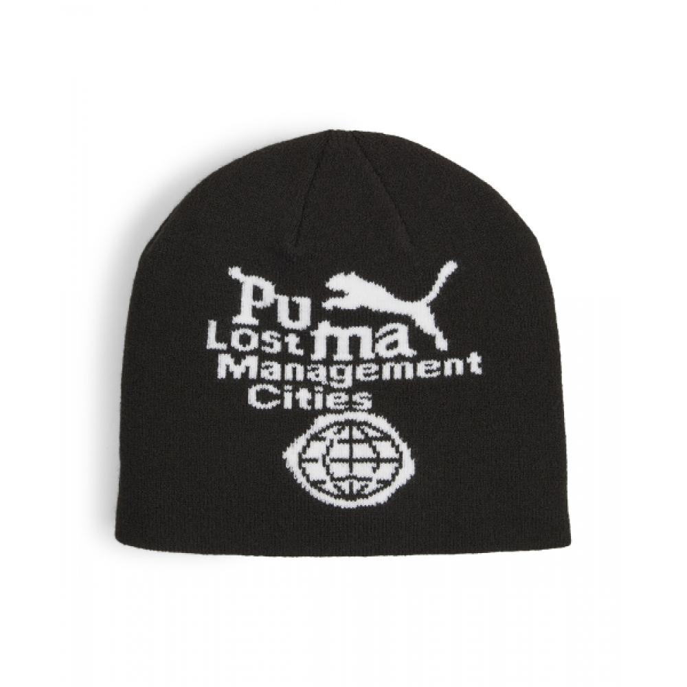 

Шапка-бини Puma X Lmc без манжет, черная 025814 01 FREE