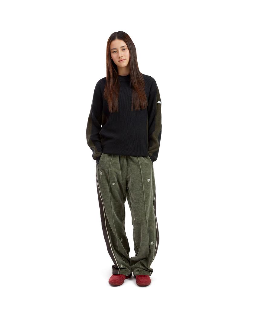 Sun Love Velor Twinkle Track Pants Khaki