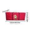 Christmas Decoration Storage Holiday Large Organizer Tote Christmas Wreath Red Storage Bag For Under Bed Bedroom Attic Basement