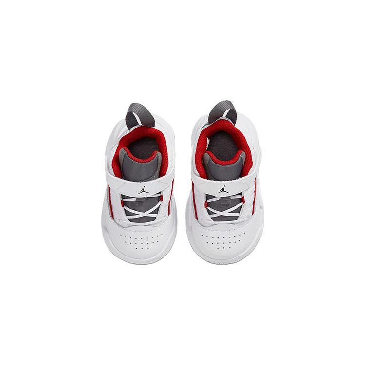 Air Jordan Stay Loyal TD White Light Graphite Baby Sneakers University-Red Black DC7231-105