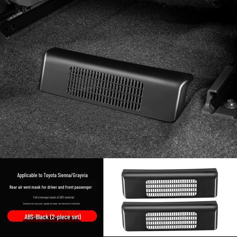 Toyota Sienna Under-Seat Air Outlet Grille Decorative Grid and Anti-Block Sticker