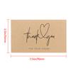 30pcs New Kraft Paper Cards Thank You For Your Order Card For Small Shop Gift Decoration Card For Small Business