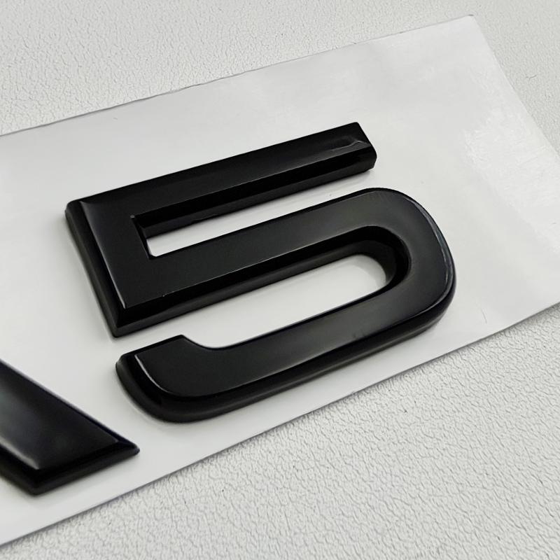 3D ABS Black S Line A1 A2 A3 A4 A5 A6 A7 A8 Logo Emblem Auto Badge Trunk Decal For B Sline Car Fender Sticker Accessories