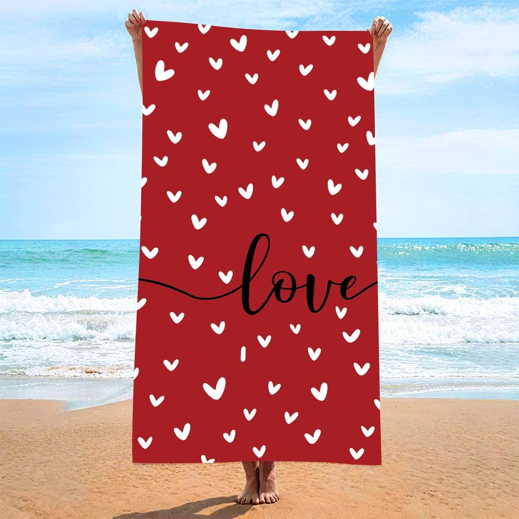 Sugar Skull Floral Beach Towel Day of The Dead Polyester Bath Towel Quick Dry Sandproof Blanket for Summer Swim Pool Travel