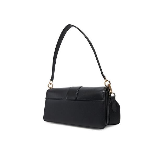 Сумка Tommy Hilfiger Tommy Hilfiger Heritage Leather Conv Crossover AW0AW17399 чёрный