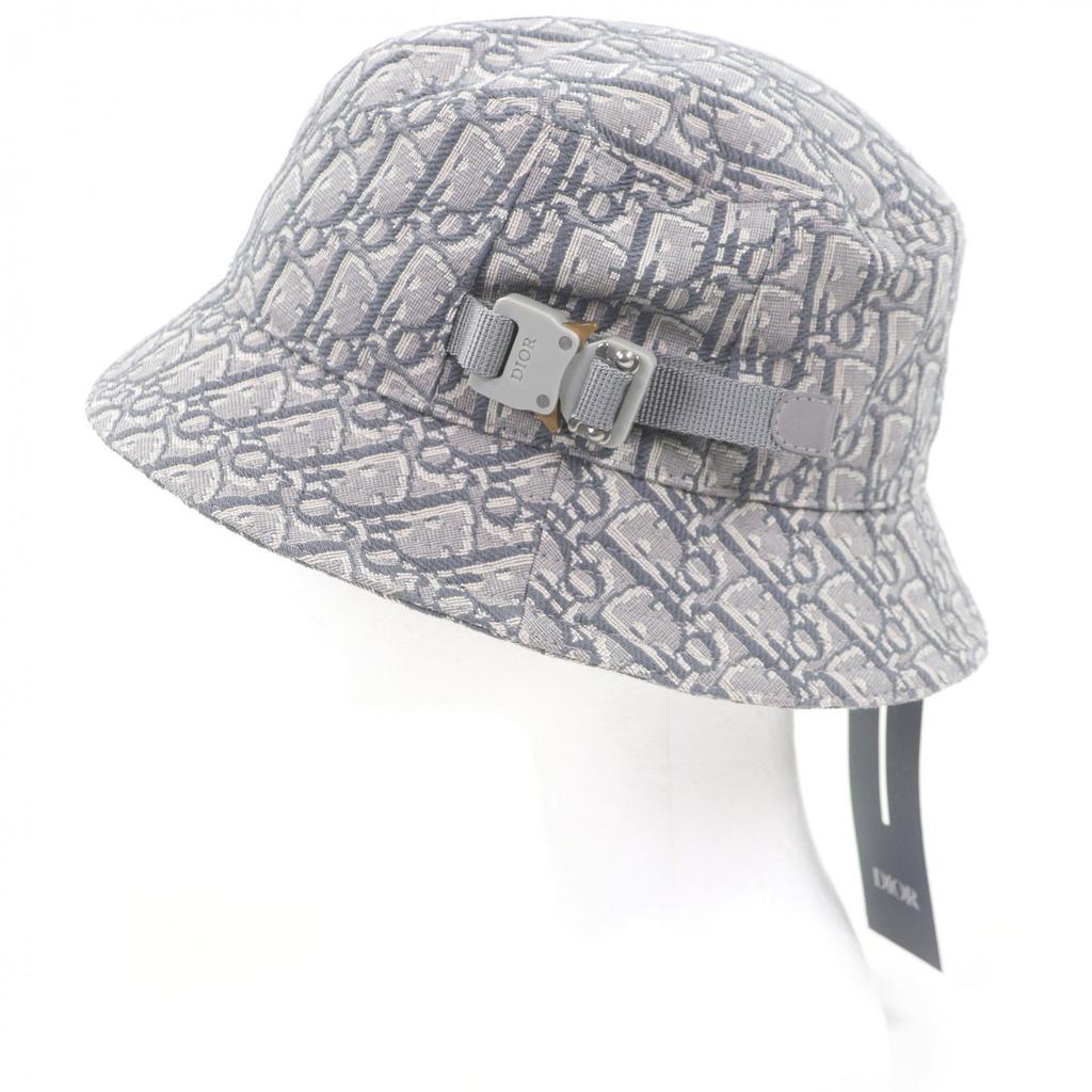 Pristine DIOR hat Dior Oblique Cotton Blend Jacquard Bob Hat bucket Used