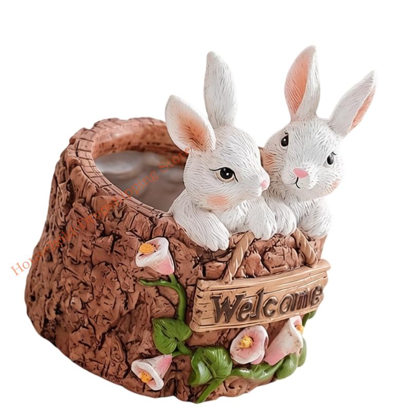 Artistic Resin Succulents Planter With Fun Animal Motifs Animal Resins Planter Suitable For Succulents Arrangements 85AD