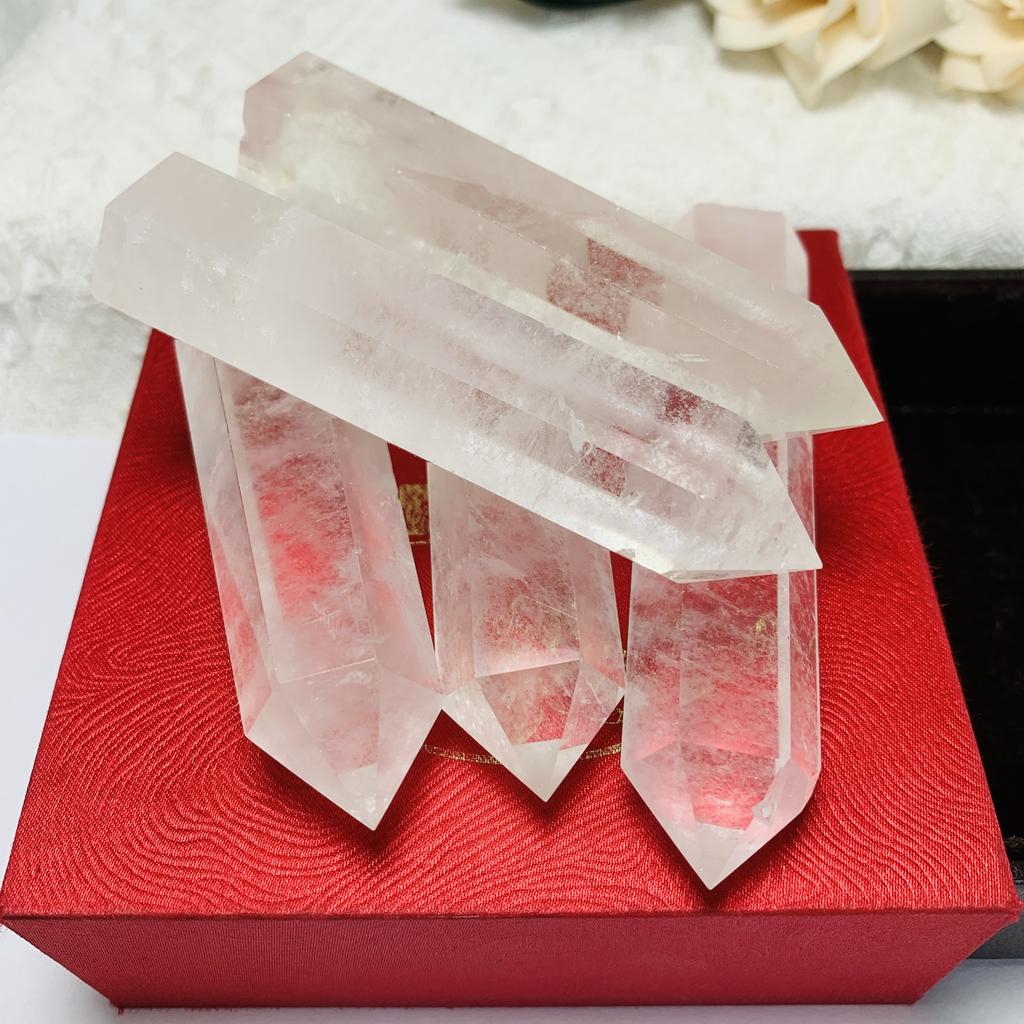 Natural Crystal Tower Clear Quartz Point Tower for Fengshui Ornaments