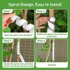 Practical 40cm Tree Bark Protector Spiral Plastic Tree Trunk Protector Tube Wraps Flexible Tree Guard Rodent Control