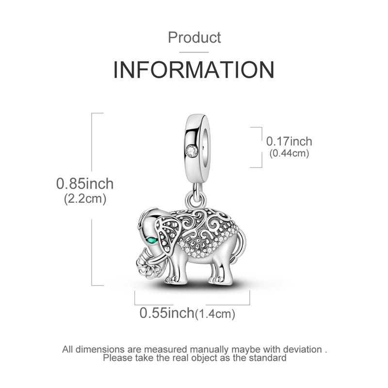 Original Copper Plated Charms Butterfly Elephant Tyrannosaurus Rex Beads Fit Bracelet Necklace Diy Pendants Jewelry Women Gift