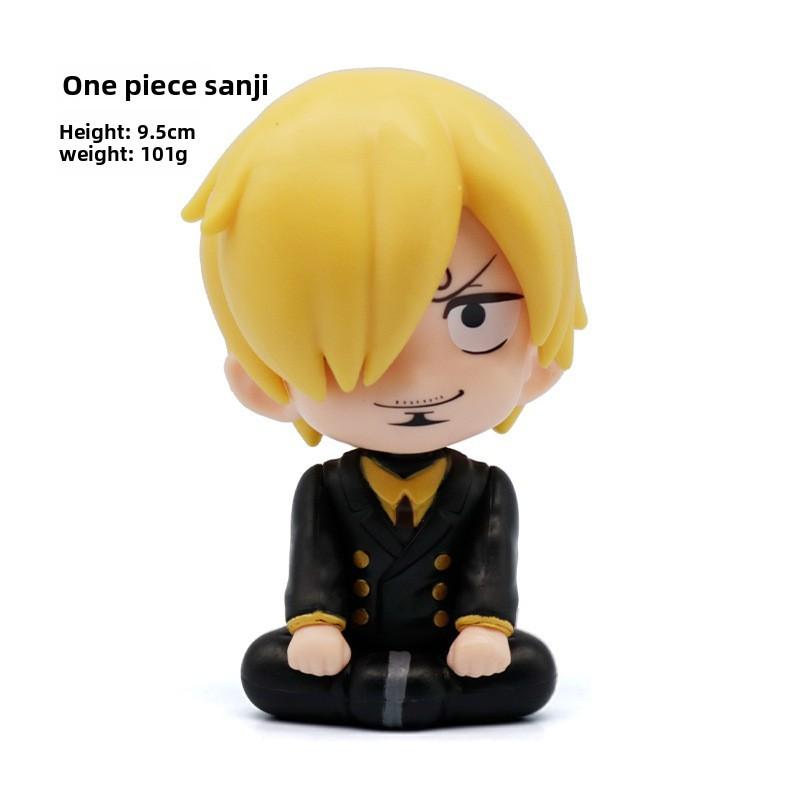 One Piece Pvc Action Figures With Sitting Pose For Collection And Display