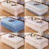 New European-style Lace Tablecloth Cotton Lace Rectangular Table Cover Cloth Vintage Exquisite Dust Cover Dining Table