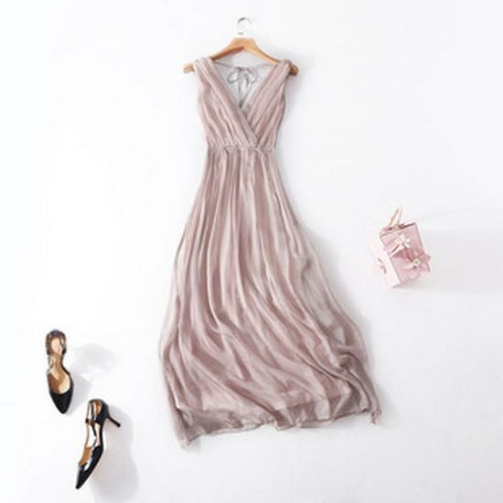 Women's Summer 2022 French Acetate Midi Skirt with Embroidered Lace and Slit Hem