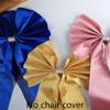 10pcs New Sashes Elastic Bow Tie Ready Made Chair Sashes Band For Wedding Party Hotel Banquet Event Decoration Wholesale