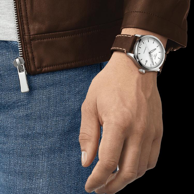TISSOT Soko Collection Automatic Mechanical Movement 100m Water Resistance Men's Watches Watch 43mm White Dial T116.407.16.011.00