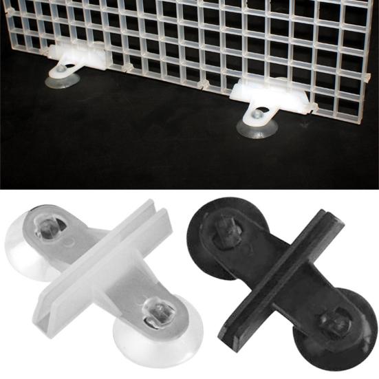 Yousheng 5 Pièces Ventouses de Séparation Feuille Séparatrice à Forte Aspiration Clips d'Isolation en Plastique pour Aquarium