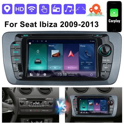 4-Core Android Autoradio Für Seat Ibiza 6j 2009 2010 2011 2012 2013 Autoradio WIFI GPS RDS Carplay Multimedia-Player