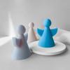 Handmade Aroma Candle Angel Silicone Mold DIY Resin Plaster Ornaments Mould Soap Candle Making Supplies