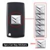 14mm Car Key Emblem Stickers Auto Control Key Logo Accessories For Citroen berlingo xsara picass Car styling C2 C3 C4 C5 X7 akr256