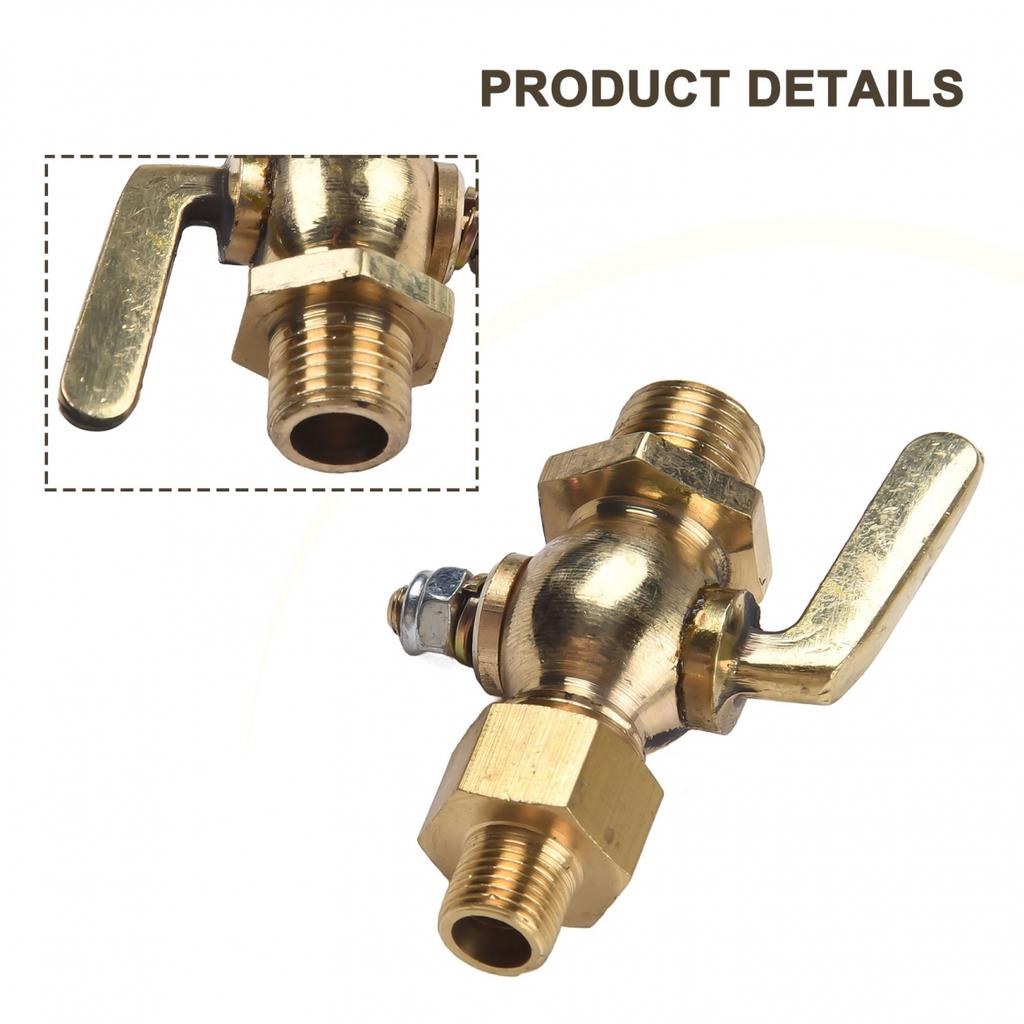 6.5 * Height 4.5cm Valve Copper G1/4 Switch Rotation