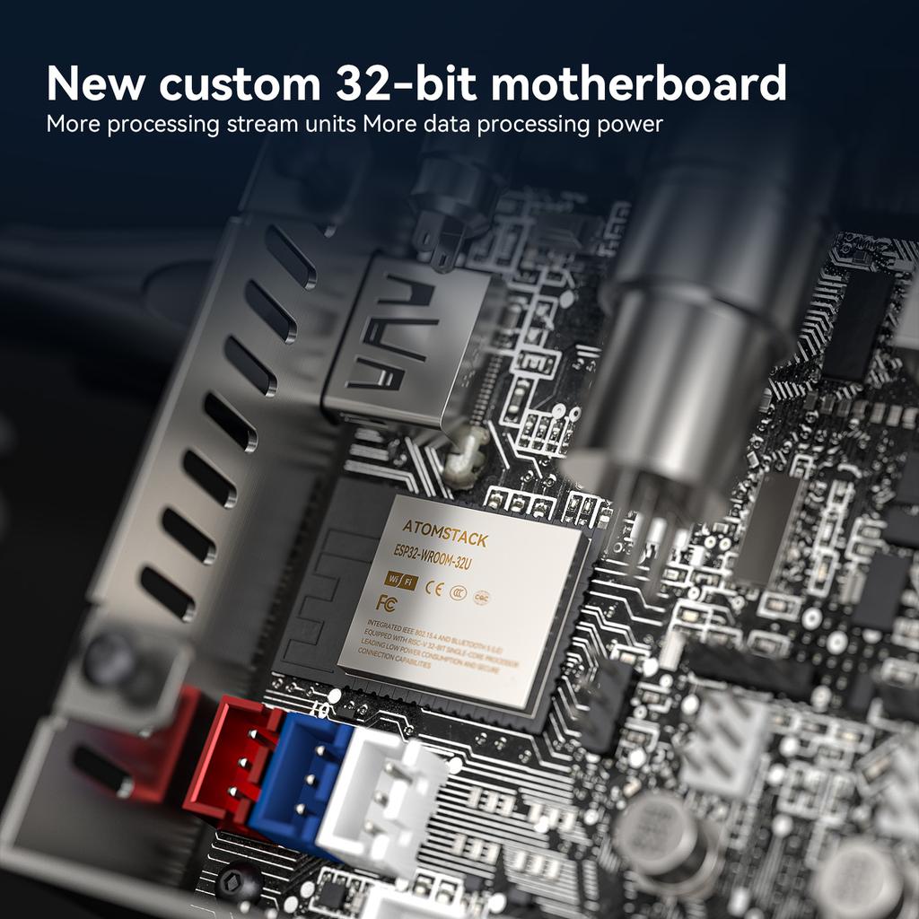 Laserový rytec Atomstack S40 pro 40W s duálním vzduchovým pomocným čerpadlem Přepínač jedním tlačítkem Režim CutEngrave