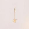 Alma Turtle Handmade Brass Earrings