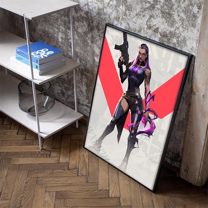 Classic Video Game Valorant Anime Characters Pictures For Living Room Art Home Wall Decor Canvas Painting Print Posters Gift