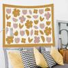 Simple Floral Pattern Decorative Tapestry Home Wall Living Room Office Decorative Tapestry