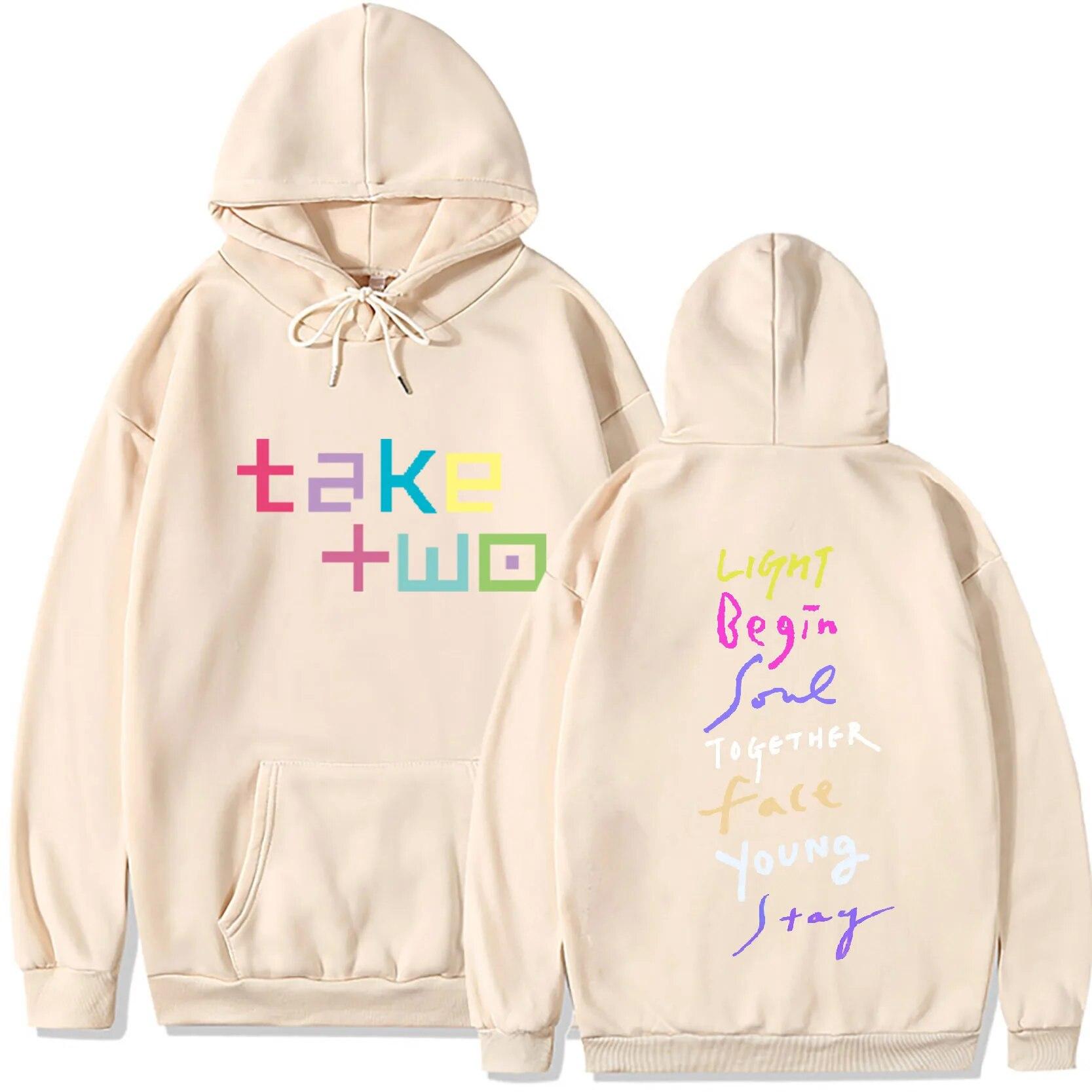 2023 10-летие FESTA Take Two Толстовки Толстовка Kpop Merch Одежда Унисекс Толстовка L