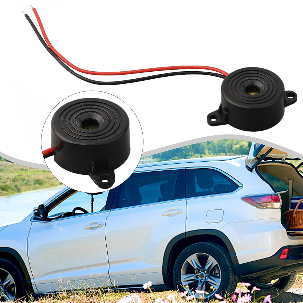 ABS And Electric Components Piezo Buzzer 2 Wired Connctor