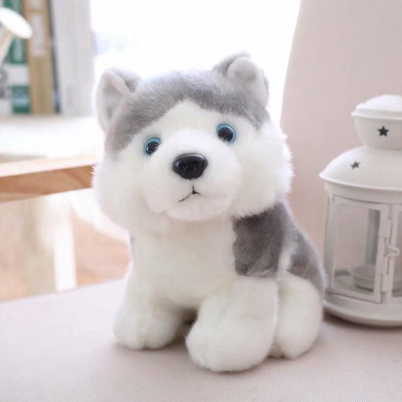 New Cute Puppy Doll, Cloth Doll, Husky Dog Doll, Plush Toy Doll 18cm