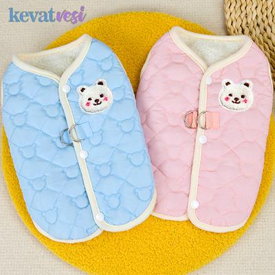 Winter Warme Hundejacke Bequeme Hundekleidung Niedlicher HaustierMantel für Kleine Mittlere Hunde Welpenkleidung mit D-Ring Hundezubehör