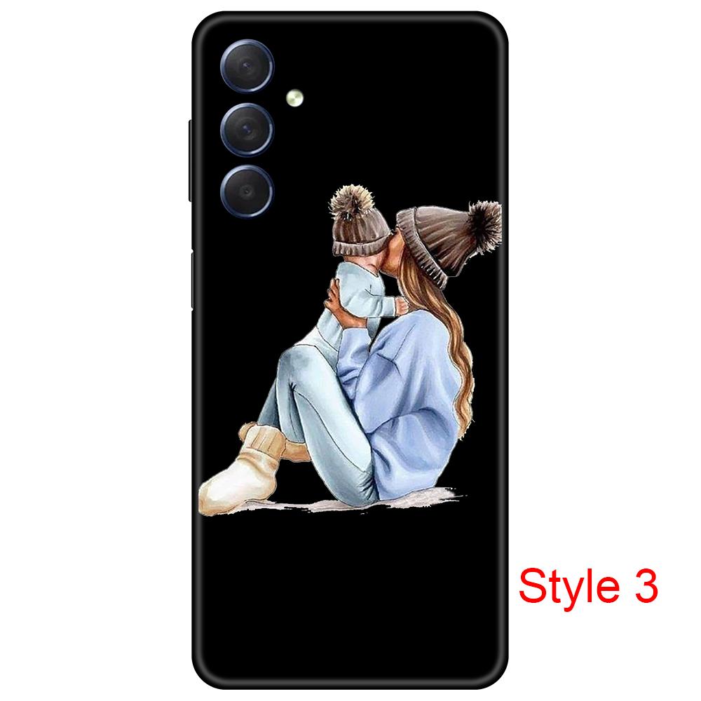 Pouzdro pro Samsung Galaxy M54 5G Black Silicon Cover na GalaxyM54 Soft 6,7inch SM-M546B nárazuvzdorné luxusní Plná ochrana