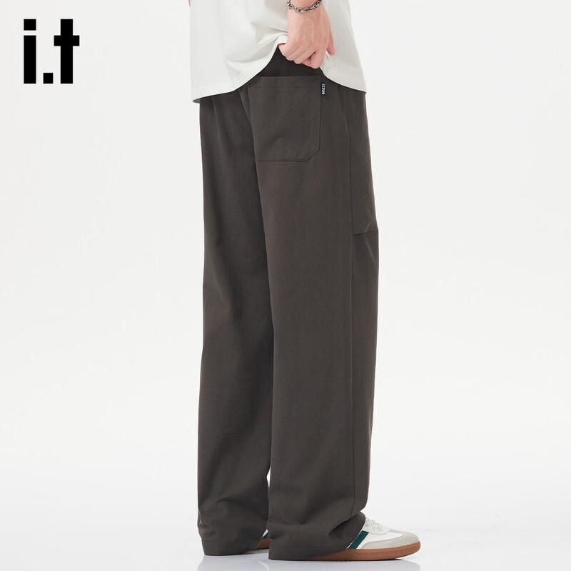 Izzue IT Men's Pure Cotton Straight-Leg Casual Pants