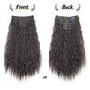 6-Piece Curly Clip-in Hair Extensions Set - Water Wave Volume Boost with 16 Clips