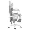 Massage Office Chair Grey Fabric