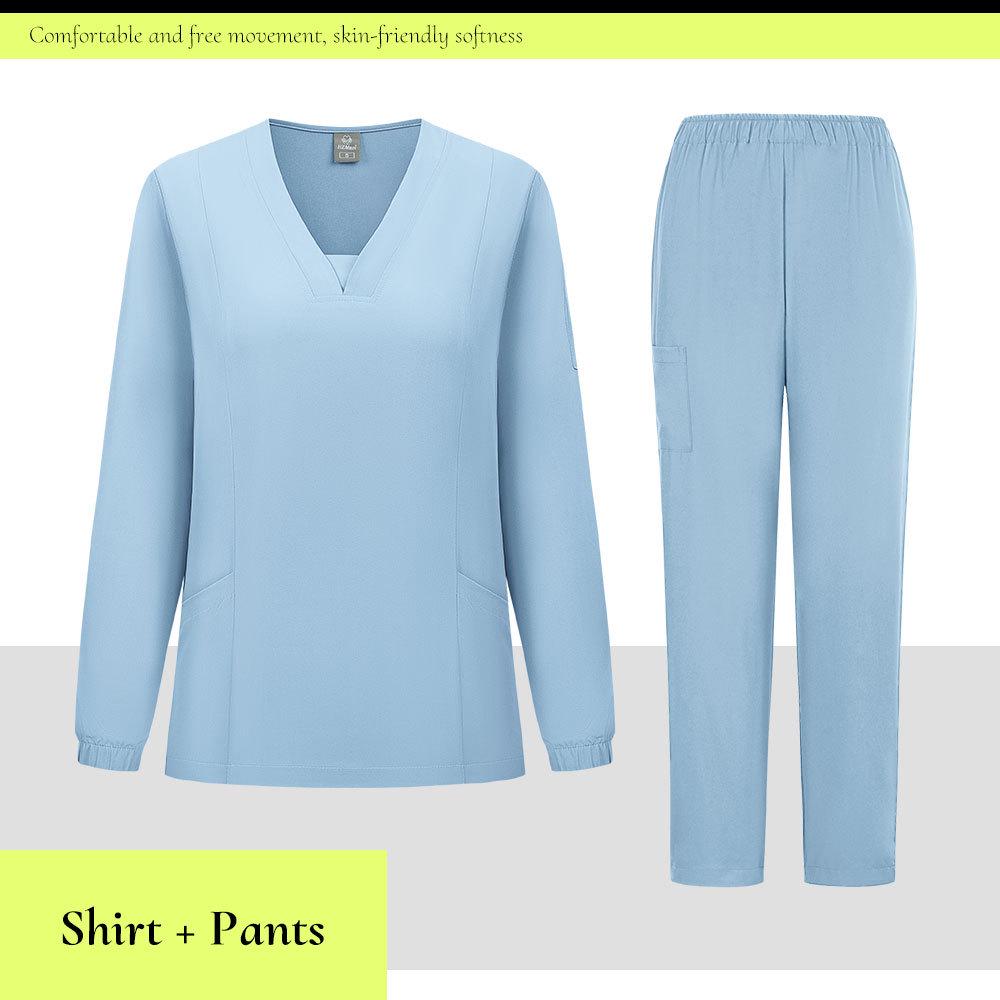 Unisex Breathable Nurse & Spa Beauty Uniform – 7 Colors Available