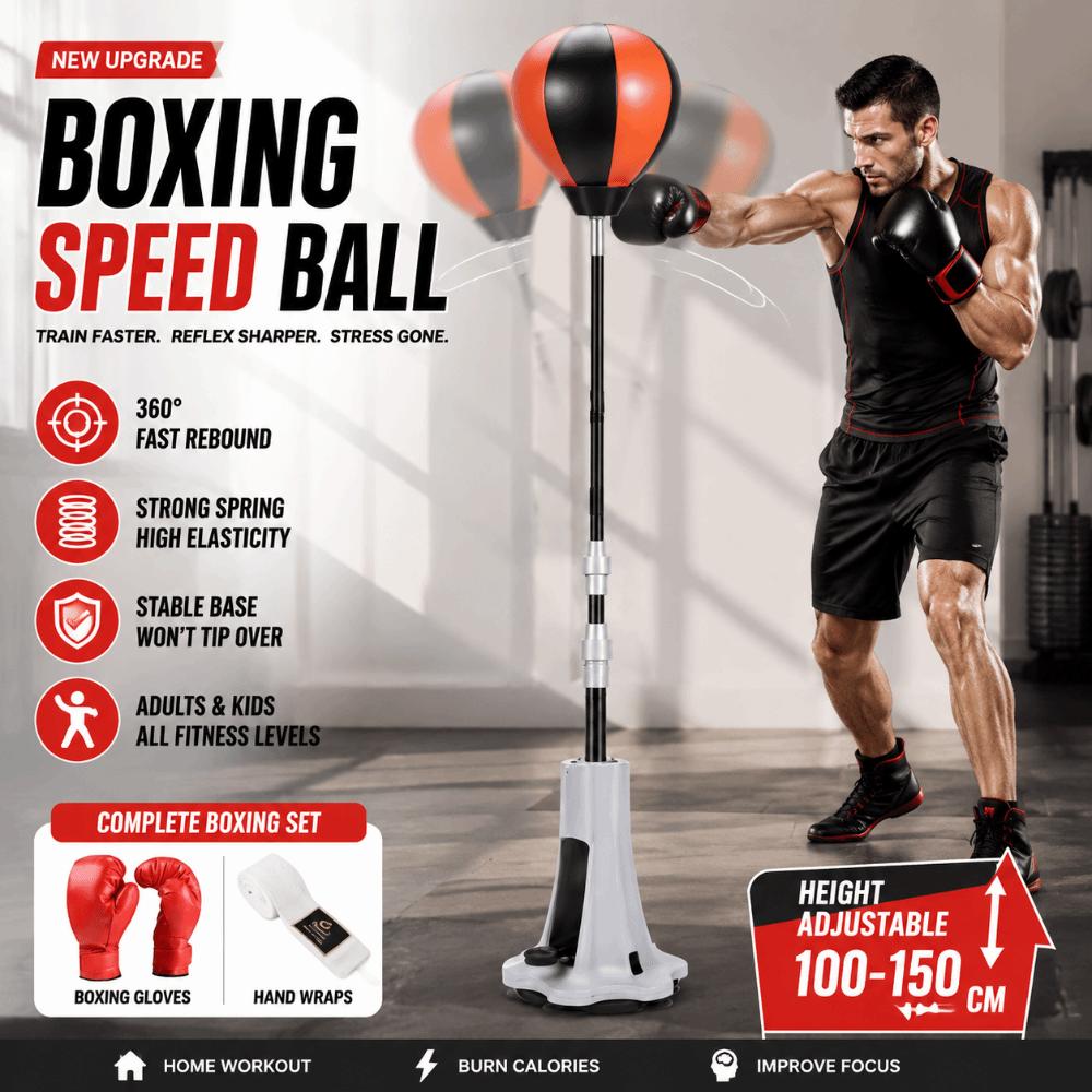 Indoor Boxing Speed Punching Ball Standing Reflex Training Auxiliary Tool  Cardiovascular Health