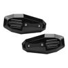 2PCS Motorcycle Hand Guard Protective Universal Polycarbonate Motorbike AccessoryBlack